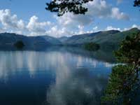 湖水地方のナショナルトラスト所有地の風景